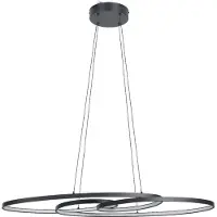 Eglo Lampe suspendue LED noire Gianella