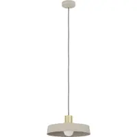Eglo Luminaire suspendu - Couleur sable - 36 x 110 cm - Acier - 1 flamme