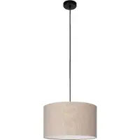 Eglo Suspension ''Feniglia'', E27, acier, textile/lin, naturel