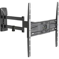 Meliconi Meuble TV double bras Slimstyle Plus 400SDRPLUS pour téléviseurs de 40 à 82 pouces, noir