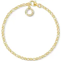 Thomas Sabo Bracelet à breloques 925, (18.50 cm, Argent 925)