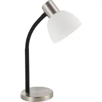 Eglo Lampe de bureau élégante Macere Acier inoxydable