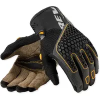 REV'IT! Mangrove 2, gants ,Noir/Marron/Jaune ,M