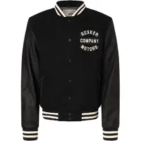 Rokker College, veste en textile ,Noir/Blanc ,L