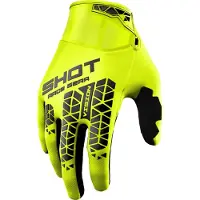 Shot Race Gear Vision Tech Off-road Gloves Jaune 09