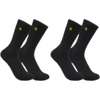 Carhartt Long Socks 2 Pairs Noir EU 38-41