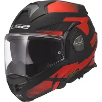 LS2 Helmets Casque modulable LS2 FF901 Advant X Nova, noir/rouge, S (55/56)