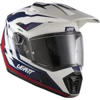 Leatt Adv 7.5+2.5 Goggles Full Face Helmet Blanc,Bleu M