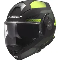 LS2 Helmets Casque modulable LS2 FF901 Advant X Nova, noir/jaune, L (59/60)