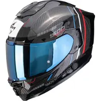 Scorpion EXO-1500 Carbon Air Zity, casque intégral ,Noir/Rouge/Bleu ,S