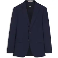 BOSS Veste de costume Slim en laine vierge