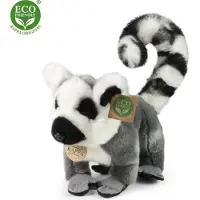 Rappa Peluche lémurien debout 28 cm ECO-FRIENDLY
