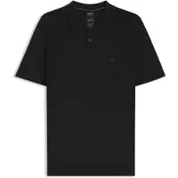 BOSS Polo en maille de coton mélangé avec Structure bodymapping