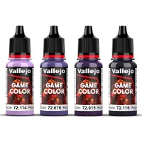 Vallejo Game Color, jeu de couleurs pourpre 4x18ml (18 ml)