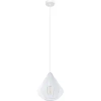 Eglo Lampe pendante Ø 33cm Dolwen Blanc - Japandi