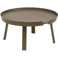 Muuto Around Coffee Table Table Basse Stained Dark Brown | Large