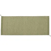 Muuto Ply Tapis en Polyester Recyclé pour l'intérieur et l'extérieur 80 x 200 cm | Moss Green