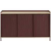 Muuto Enfold Buffet 148 x 45 x H 85 cm | Deep Red | Oak