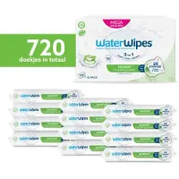 WaterWipes Hydrating Clean lingettes humides rafraîchissantes 12x60 pcs