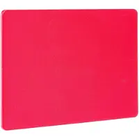 Super Merchant Planche à découper HACCP GN 1/2,, Rouge, 325x265x(H)10mm, Planche à découper, Rouge