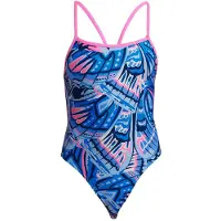 Funkita Diamond Back Swimsuit Bleu 12 Years Filles