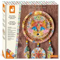 Janod Kit de bricolage attrape-rêves avec lumières - Loisirs créatifs dès 8 ans