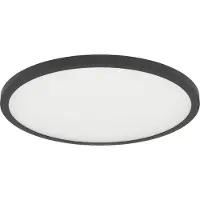 Eglo Lumière de plafond intelligente et fine Sarsina-Z Ø 45cm - noir