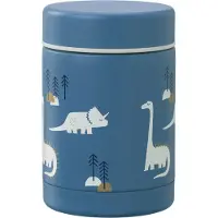 Fresk Dinosaur 300ml Thermal Bag Bleu Enfants