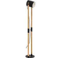 Eglo Lampadaire 43521 HORNWOOD E27 28 W noir/crème