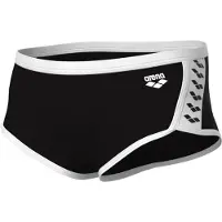 Arena Hommes, Short de bain, Icons Swim Short taille basse Solid, Noir, (6)