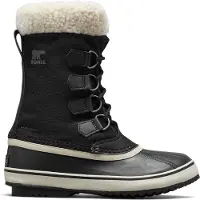 Sorel - Bottes d'après-ski imperméables et chaudes - Winter Carnival Boot Wp W Black Stone pour Femme en Nylon - Taille 38,5 - Noir