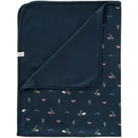 Fresk Little Bunny Cotton Blanket Bleu