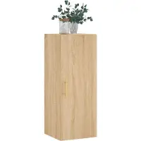 vidaXL Armoire murale chêne Sonoma 34,5x34x90 cm