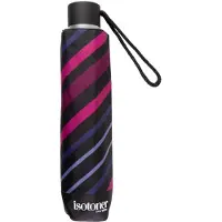 Isotoner Parapluie 3 sections manuelle Rayure Diagonale