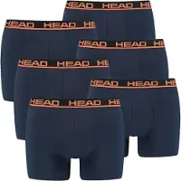 Head Boxers bleu foncé / orange