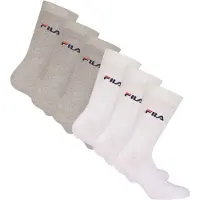 FILA Chaussettes bleu foncé / gris / rouge / blanc