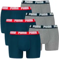 Puma Boxers bleu marine / gris / rouge / blanc