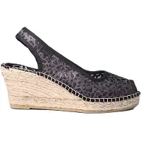 Toni pons Bea-ik Esparto Wedge Sandals Noir EU 42 Femme