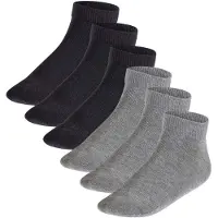 Falke Chaussettes gris chiné / noir