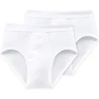Schiesser Slip noir / blanc