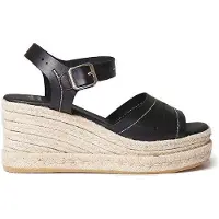 Toni pons Haide Esparto Wedge Sandals Noir EU 39 Femme