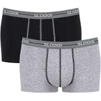 Sloggi Boxers gris / noir