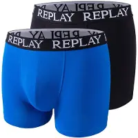 Replay Boxers bleu / gris clair / noir
