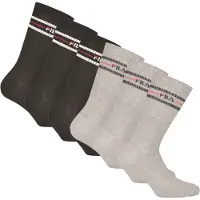 FILA Chaussettes unisexe Chaussettes Paquet de 6 femme - Multicolore - 43 / 46