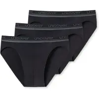 Schiesser Slip 'Rio' gris foncé / noir