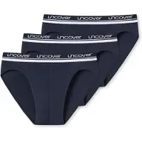 Schiesser Slip bleu marine / gris / noir / blanc