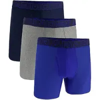Under Armour M Perf Tech 6in 3-Pack Blue Xl