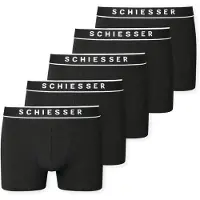 Schiesser Boxers noir / blanc