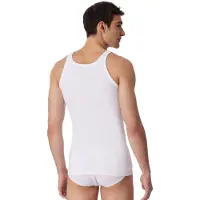 Schiesser Maillot de corps blanc
