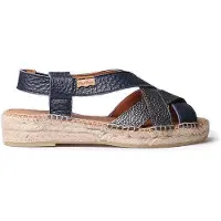 Toni pons Elia-bg Esparto Wedge Sandals Bleu EU 37 Femme